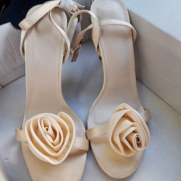 Coutgo Designer-Inspired Slingback Heels Size 9.5 NWT Elegant Kitten Heel Style - Picture 1 of 6